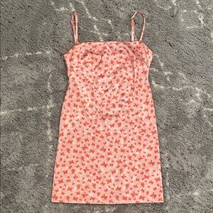 Urban Outfitters Pink and Red Mini Dress